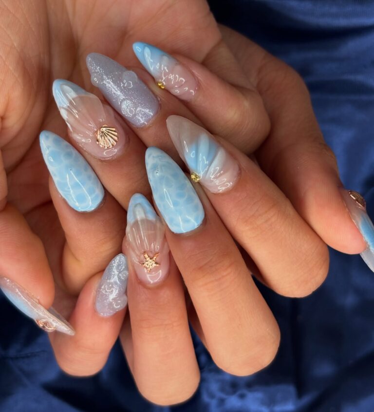 12 Mermaid-Worthy Summer Beach Nails
